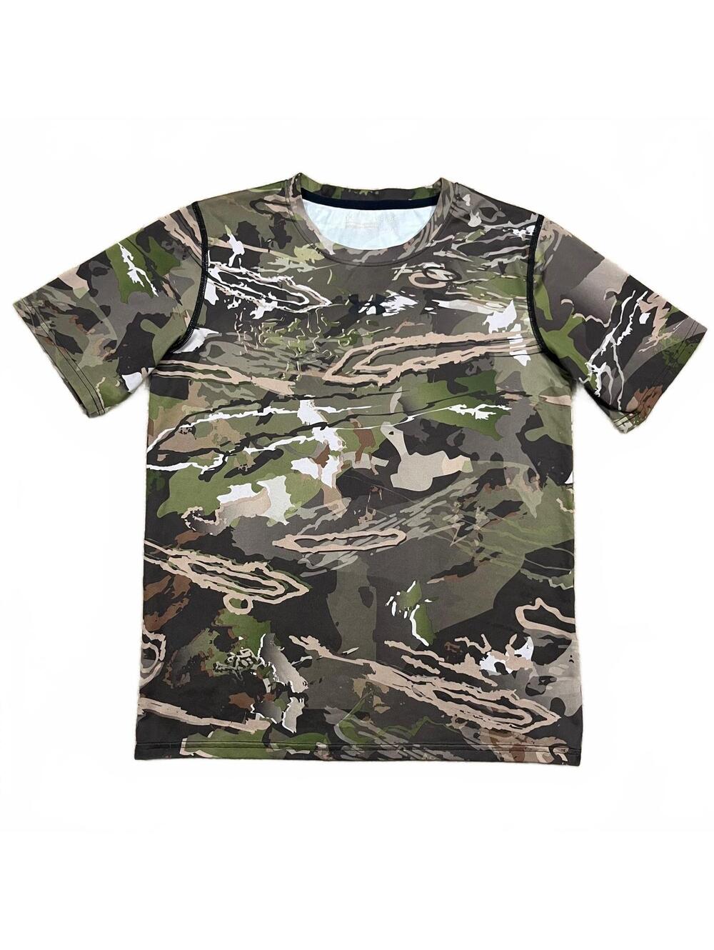 Under Armour Boys Camo Tech Short Sleeve T Shirt Youth Size Large YLG
